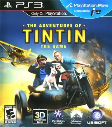 Adventures of Tintin, The - The Game (USA) box cover front